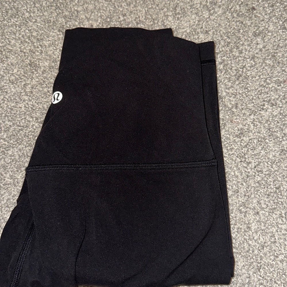 lulu align black leggings size 4 28”